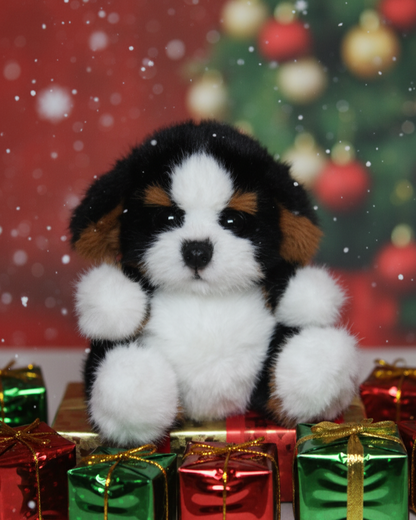 Joybly Bernie the Bernese Plushie with Movable Joints