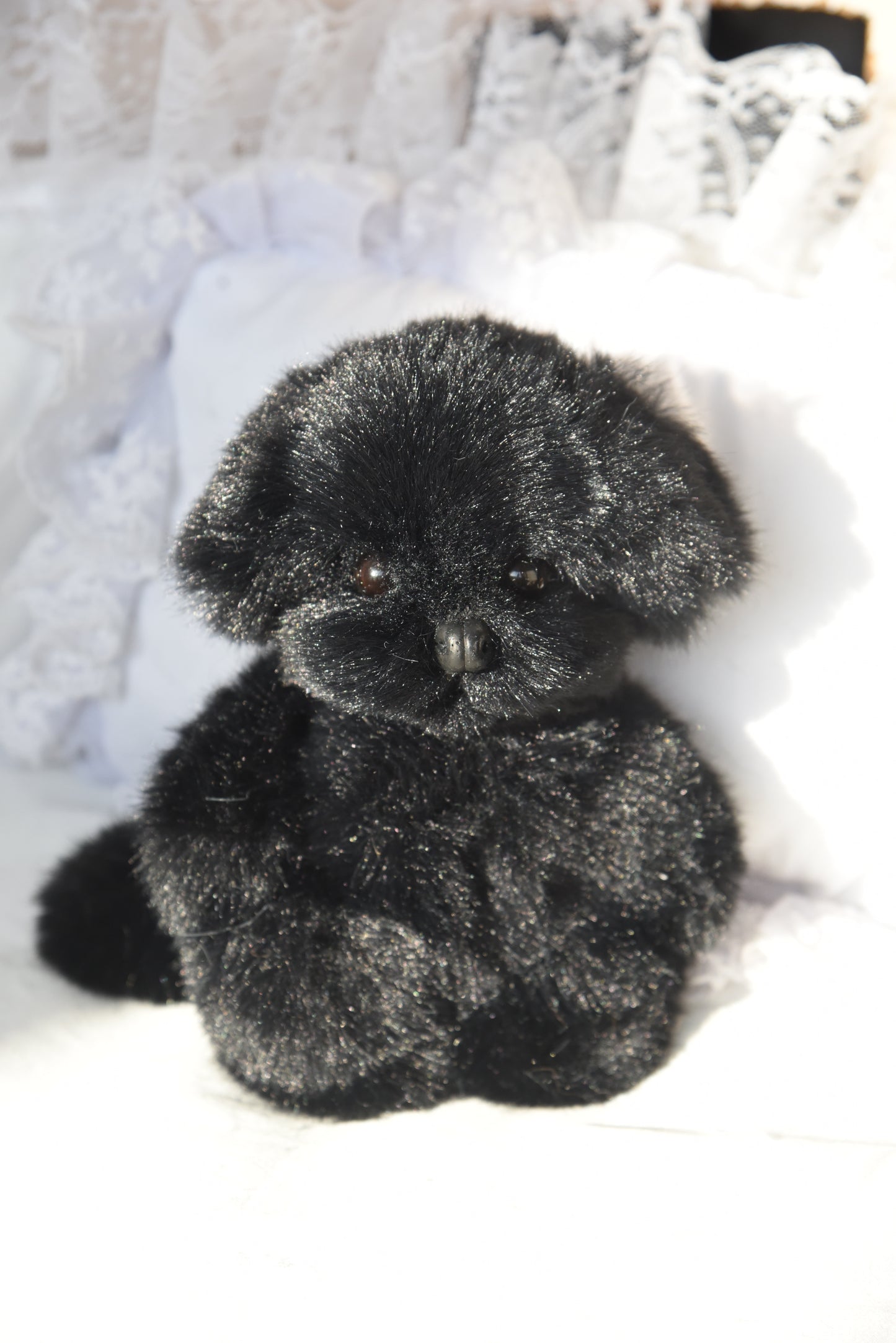 Joybly Black Labrador with Movable Joints