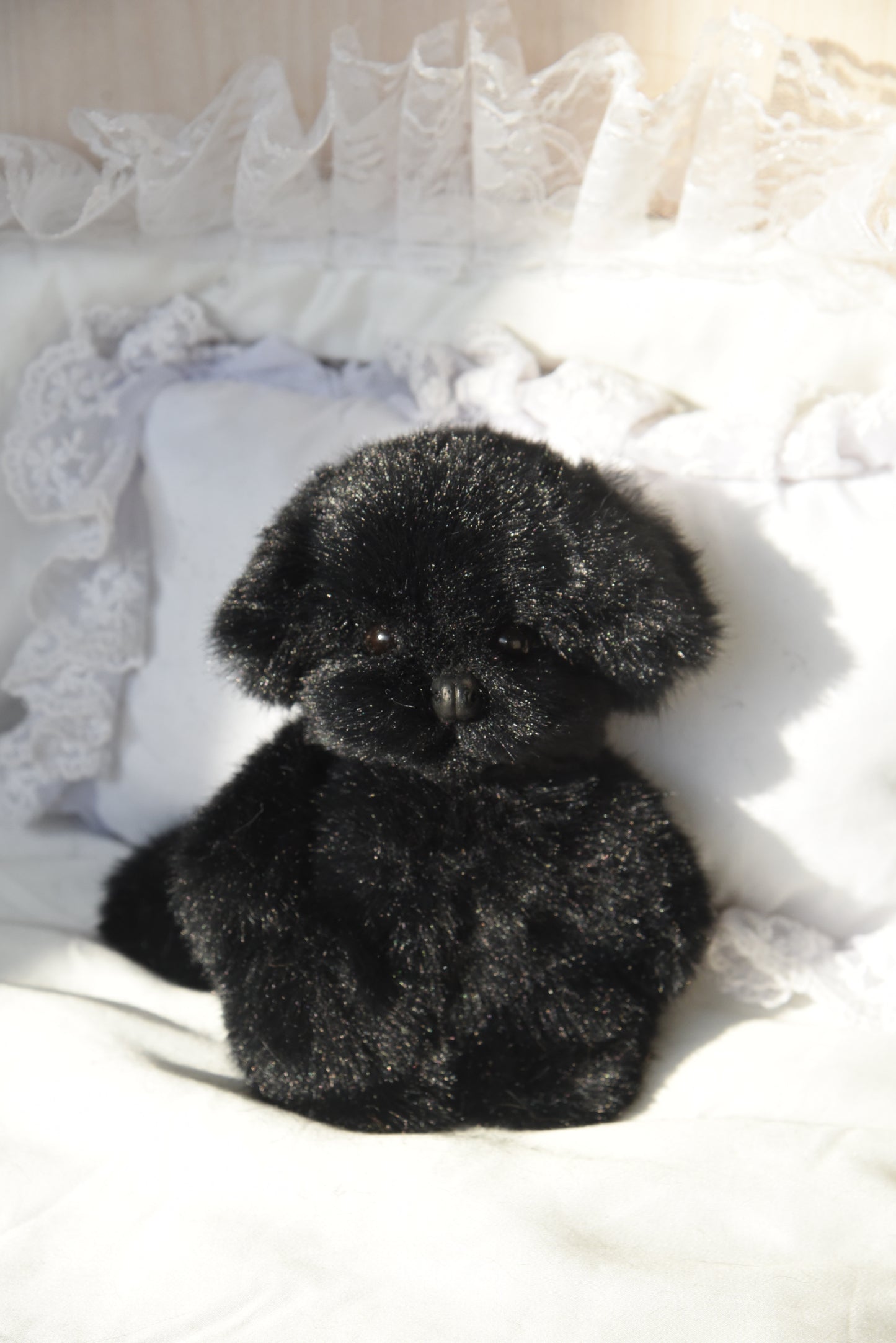 Joybly Black Labrador with Movable Joints