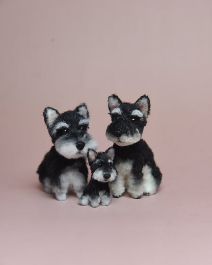The Pawsleys Family | Joybly Miniature Schnauzer Plushie