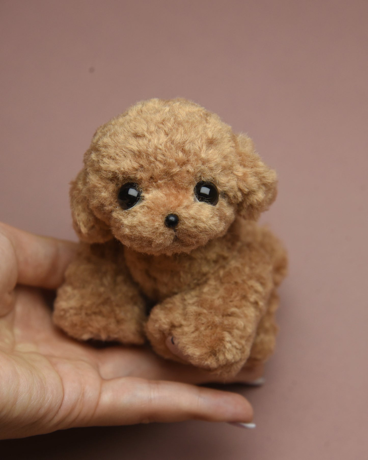 Joybly Mini Caramel Poodle with Movable Joints
