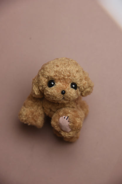 Joybly Mini Caramel Poodle with Movable Joints