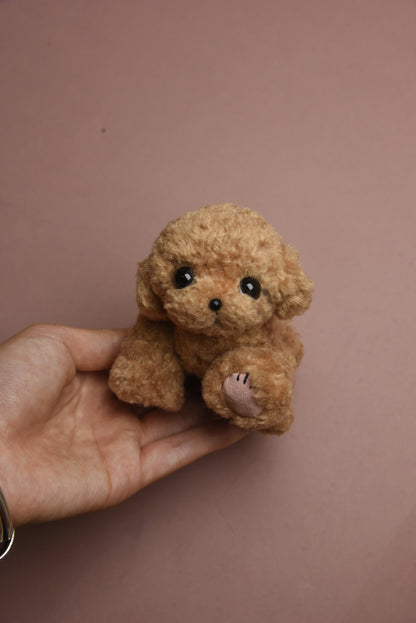 Joybly Mini Caramel Poodle with Movable Joints