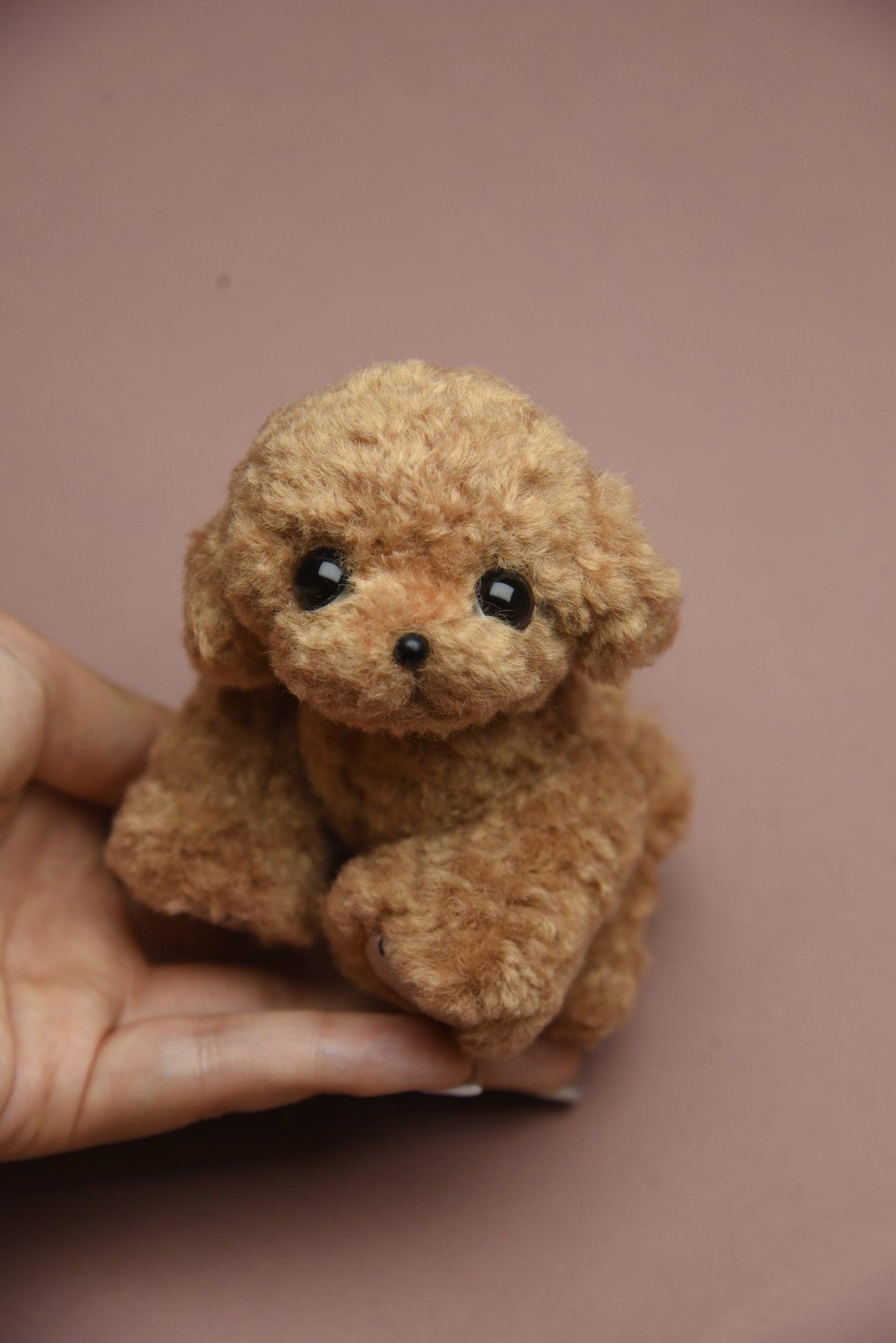 Joybly Mini Chocolate Poodle with Movable Joints