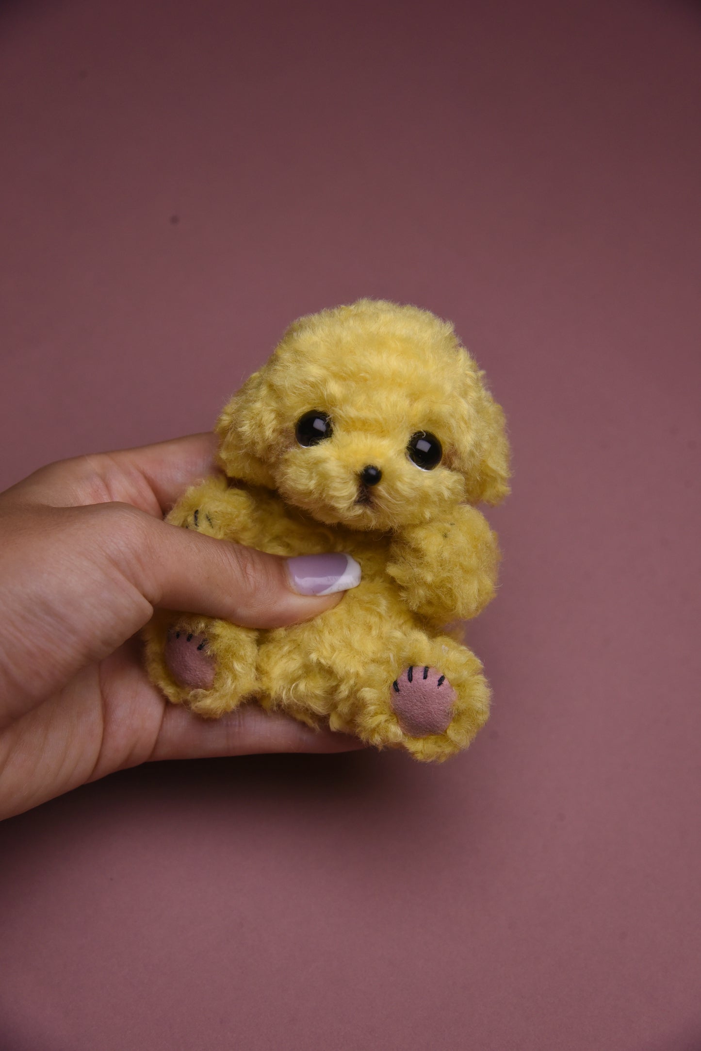 Joybly Mini Chocolate Poodle with Movable Joints
