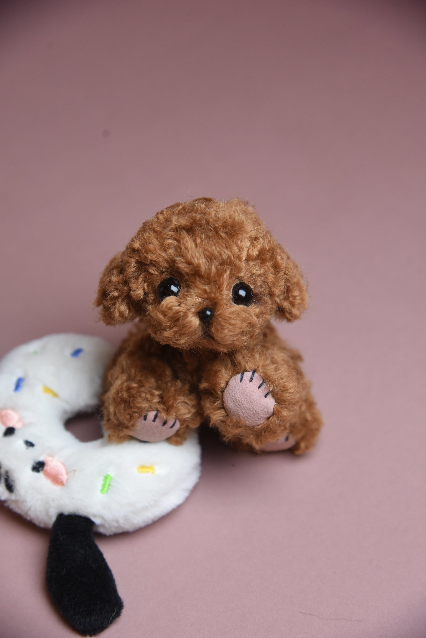 Joybly Mini Chocolate Poodle with Movable Joints
