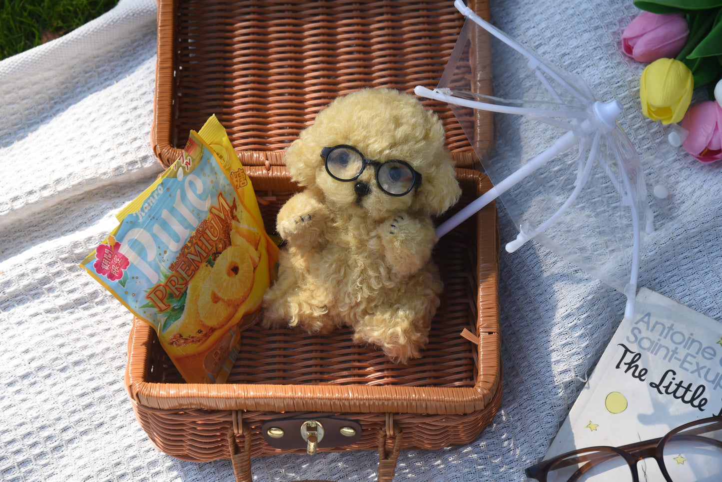 Joybly handmade plush dog – soft collectible stuffed animal