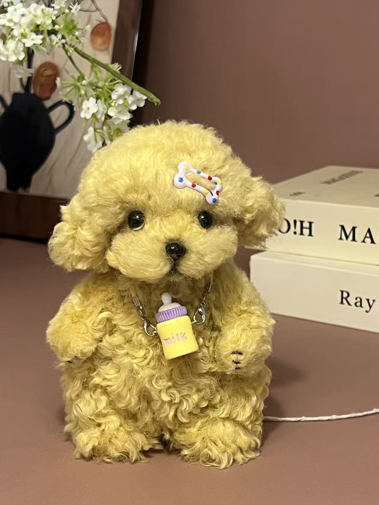 Joybly handmade plush dog – soft collectible stuffed animal