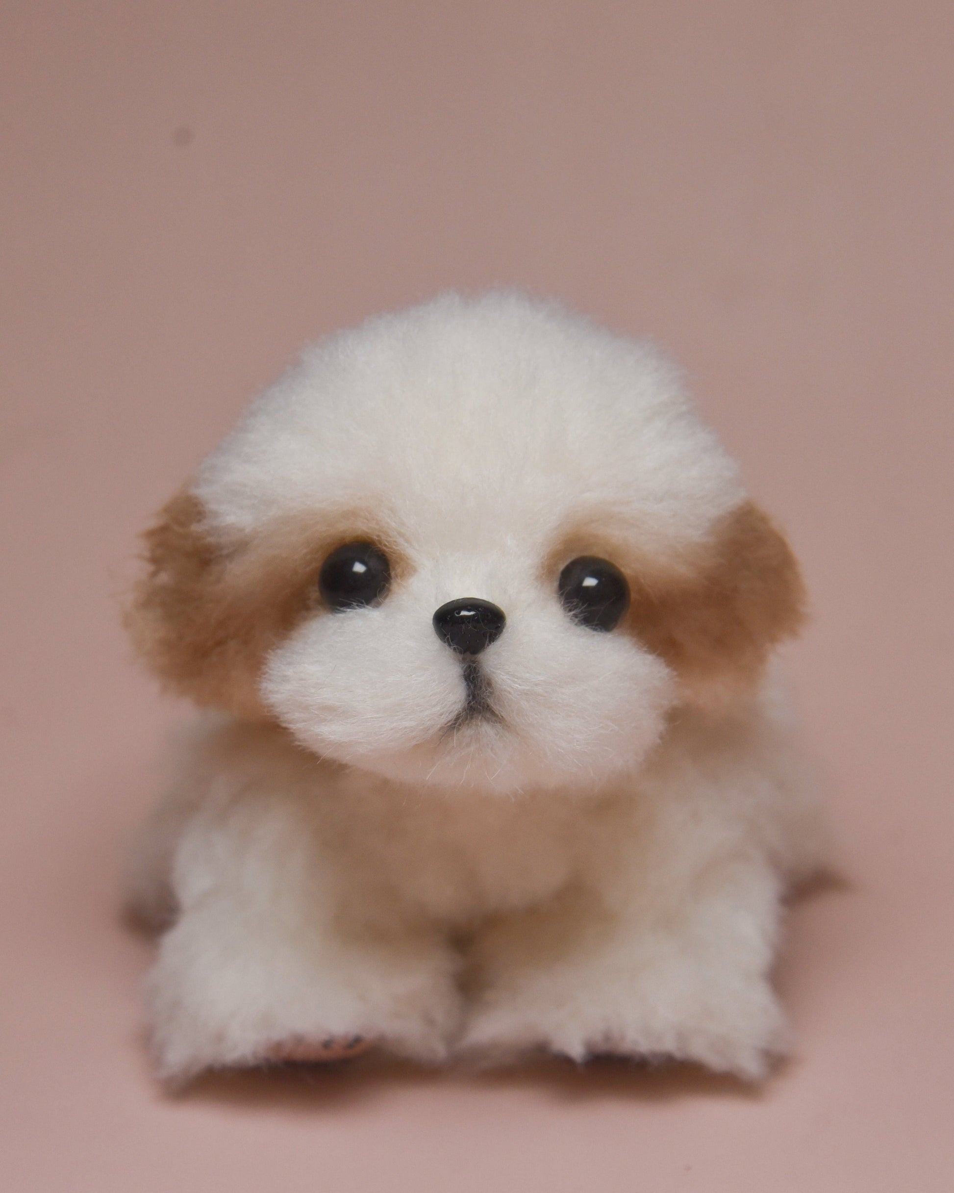 Handcrafted Shih Tzu stuffed animal – Joybly Brownie plush dog