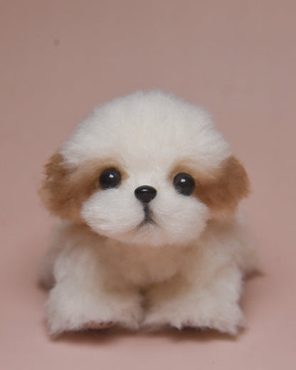 Handcrafted Shih Tzu stuffed animal – Joybly Brownie plush dog
