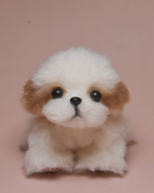 Handcrafted Shih Tzu stuffed animal – Joybly Brownie plush dog
