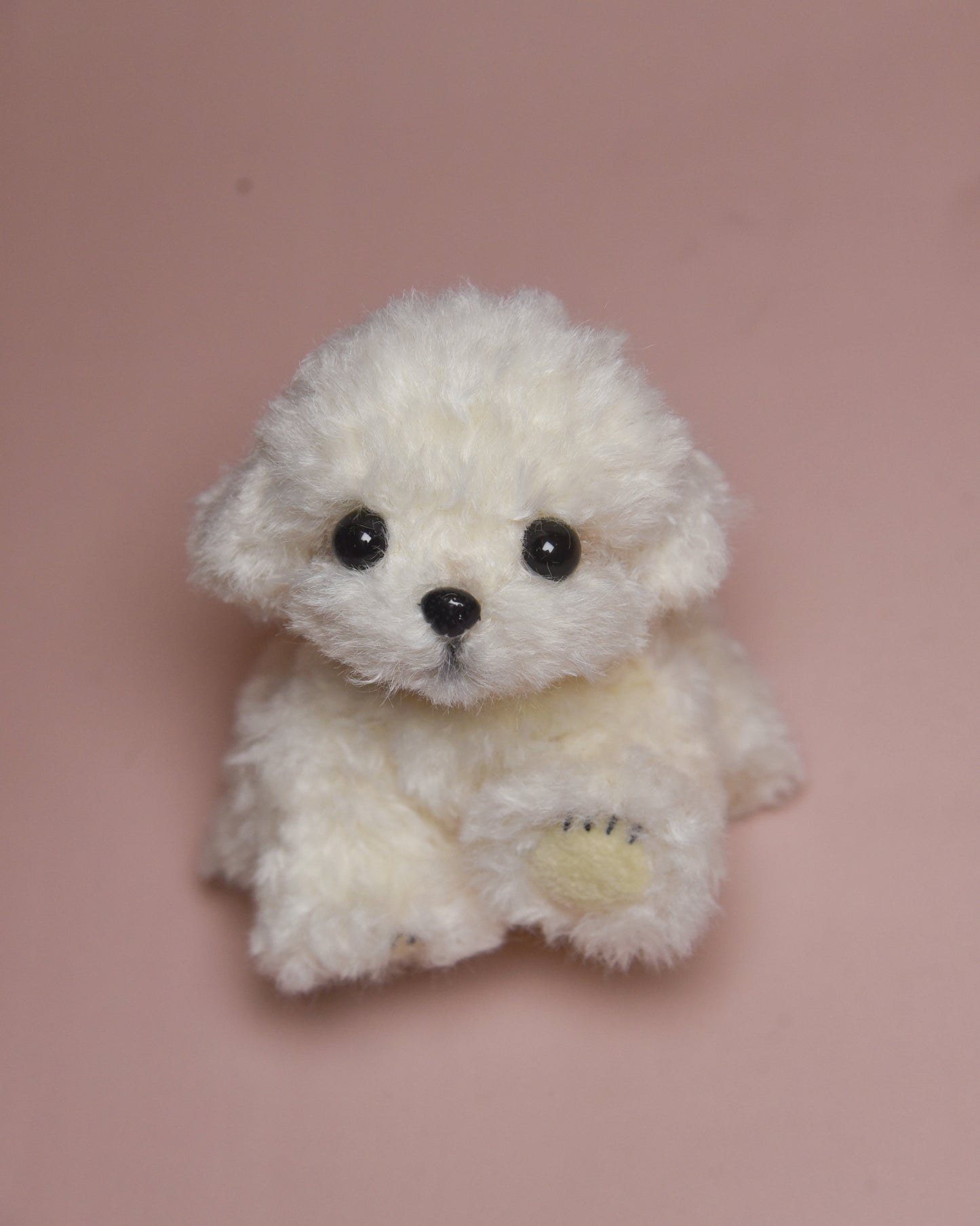 Soft collectible dog plush – handmade Vanalia Poodle by Joybly