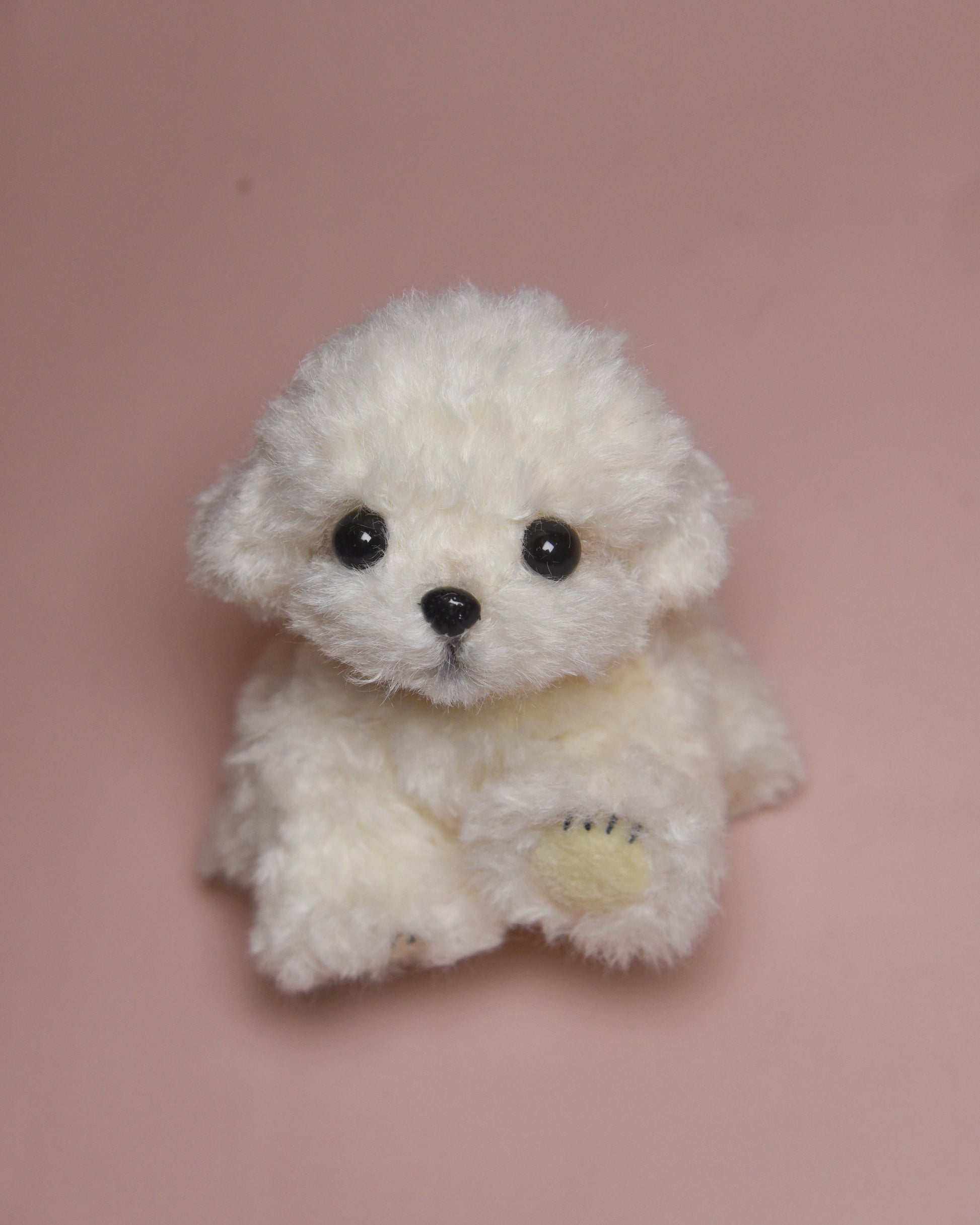 Soft collectible dog plush – handmade Vanalia Poodle by Joybly