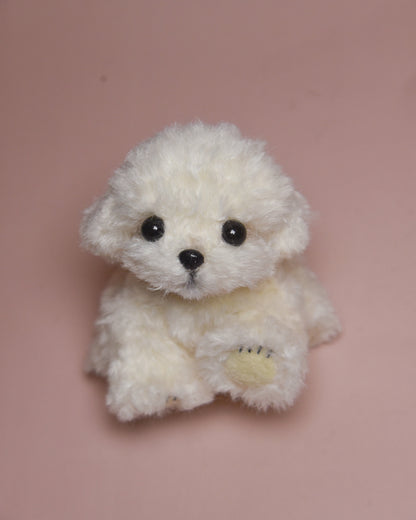 Soft collectible dog plush – handmade Vanalia Poodle by Joybly