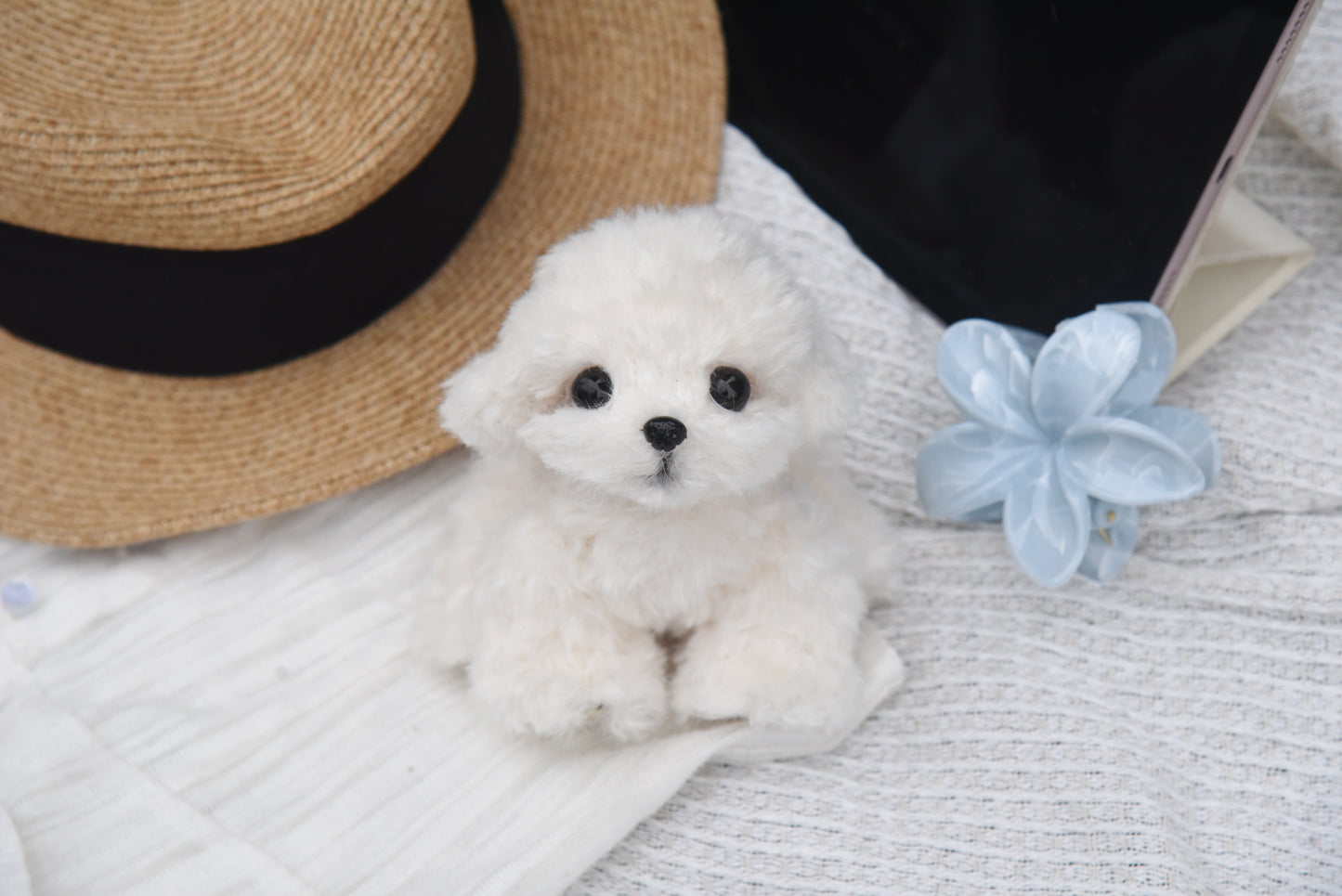 Joybly handmade plush dog – soft collectible stuffed animal