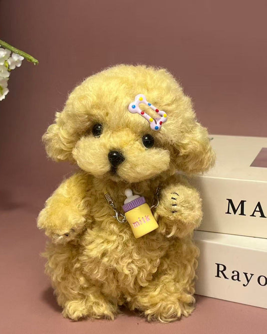 Joybly handmade plush dog – soft collectible stuffed animal