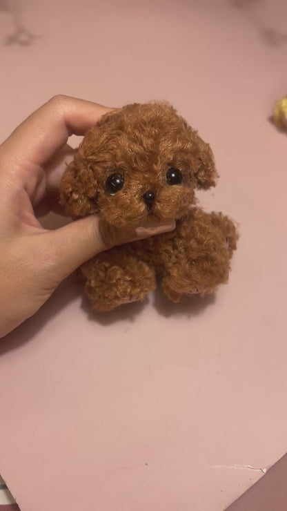 Joybly Mini Chocolate Poodle with Movable Joints